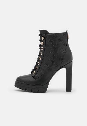 High Heel Stiefelette - black