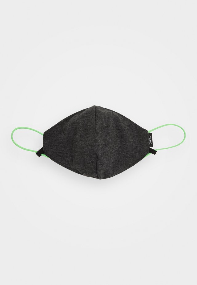 HANGING ON ADJUSTABLE STRING MASK UNISEX - Stofmaske - anthracite/apple