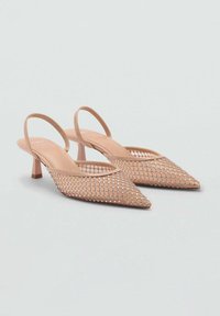 Mango Klasické lodičky na opätku - nude