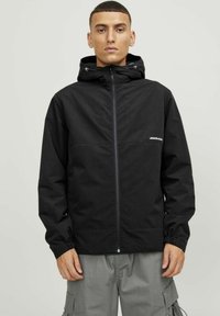 Jack & Jones - KAPUZEN - Õuejope - black Väikepilt 1