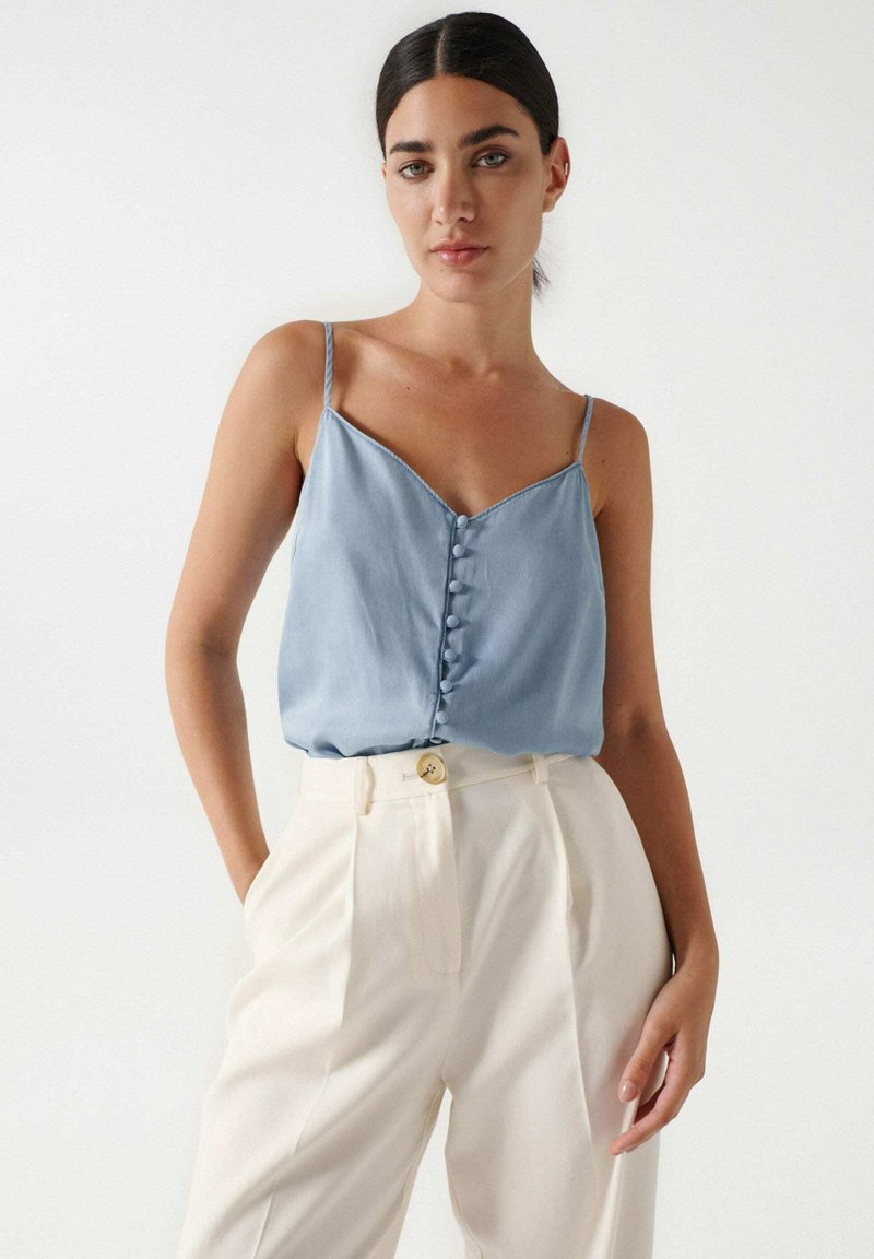 Salsa Jeans REGULAR Top Blue/blau Zalando.de