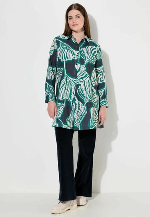 GINKGO LEAF LONG SLEEVE - Paitapusero - navy blue