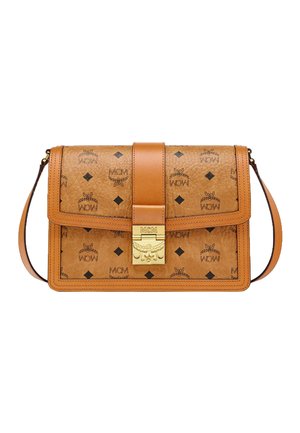 MCM IN VISETOS - Borsa a tracolla - cognac