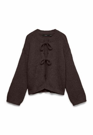 Vero Moda, STRICKJACKE VMVISION STRICKJACKE - Gilet - chocolate torte