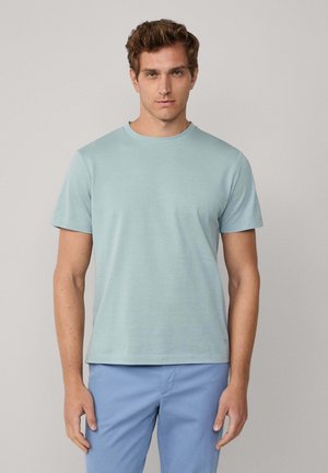 Hackett London STRIPE  - T-Shirt print - lagoon blue