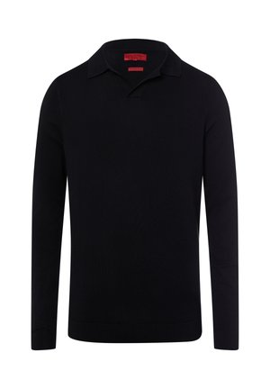 PULLOVER - Poloshirt - schwarz