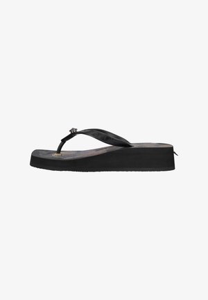 Uzurii BEACH PRINTED STELLA - Tongs - black