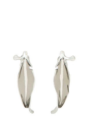 IRREGULAR LEAF - Earrings - silver-coloured