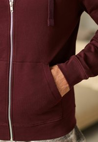 Next LIGHTWEIGHT HOODIE - Sudadera con cremallera - fig brown
