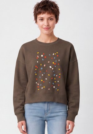 watapparel, THIS IS ART - Sweatshirt - mocha