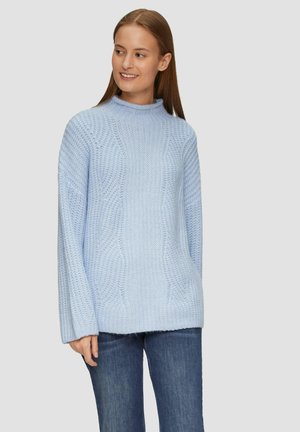 s.Oliver RELAXED-FIT - Jumper - hellblau