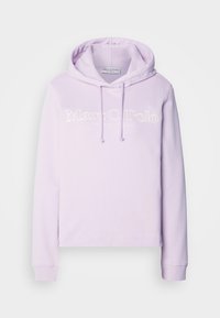 LONG SLEEVE HOODED LOGO PRINT - Camisola - faded lilac