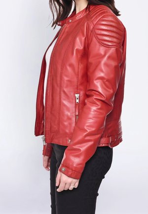 Læderjakker - red