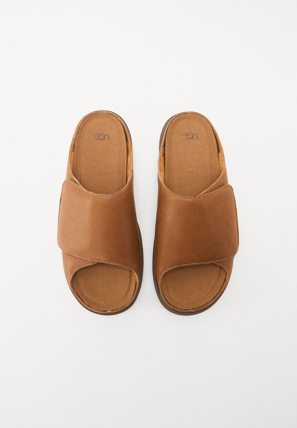 SOLANO SLIDE - Sandals - cognac4