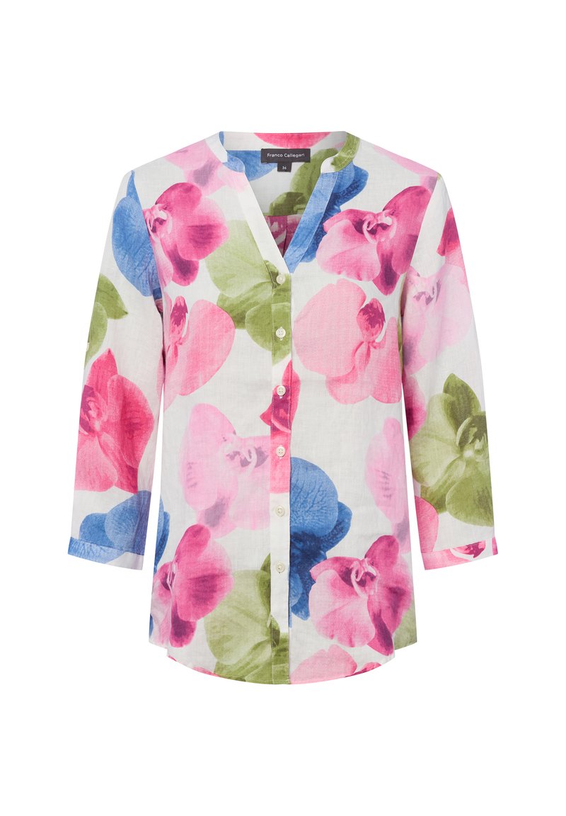 Franco Callegari FRANCO CALLEGARI BLUSE - Hemdbluse - mehrfarbig ...