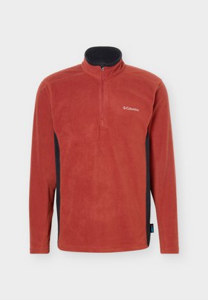 Columbia, KLAMATH RANGE II HALF ZIP - Fleecetrøjer - red oxide/black