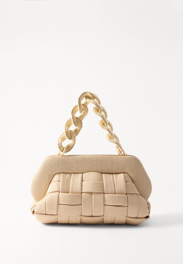 BIOS WEAVED STRAW - Handbag - shell