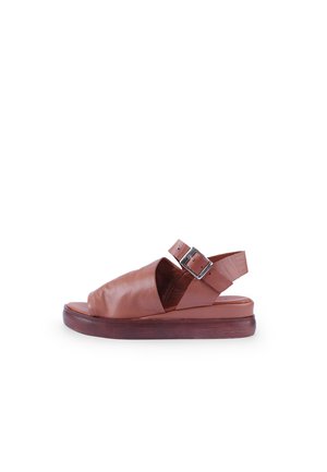 Bata Sandali con plateau - marrone