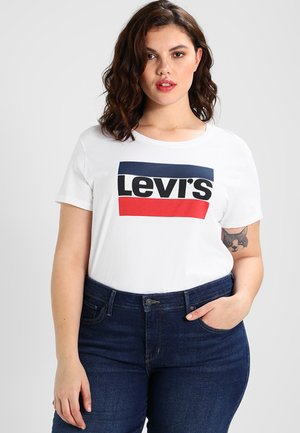 PL THE PERFECT TEE - T-shirt con stampa - white