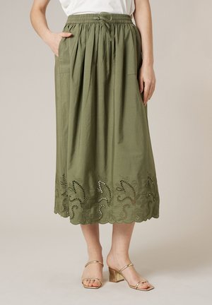 DEELUXE, INATA - Jupe trapèze - khaki