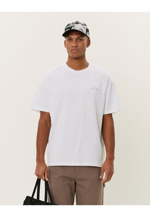 CREW - T-Shirt basic - white/xenon blue