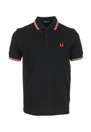 Fred Perry, TWIN TIPPED - Polo - black blue red