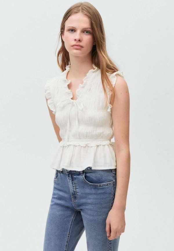 HANNAH - Bluse - gebroken wit