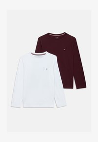 Pasirinkta, deep burgandy/white