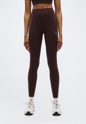 PUMA X HYROX SHAPELUXE - Tights - chocolate brown
