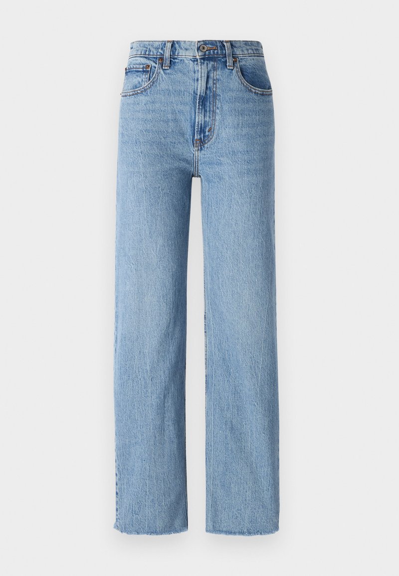 Abercrombie & Fitch Straight leg jeans blauw denim/bluedenim Abercrombie & Fitch Straight leg jeans blauw denim/bluedenim