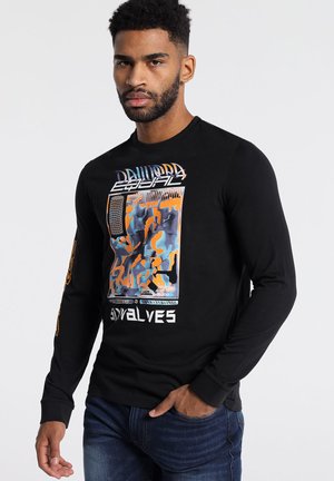 Long sleeved top - schwarz
