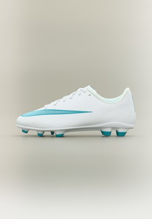 Nike Performance, JR MERCURIAL VAPOR 17 CLUB FG/MG UNISEX - Футболни обувки за изкуствена трева - white/dusty cactus