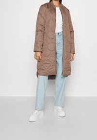 VILA Cappotto classico - brown