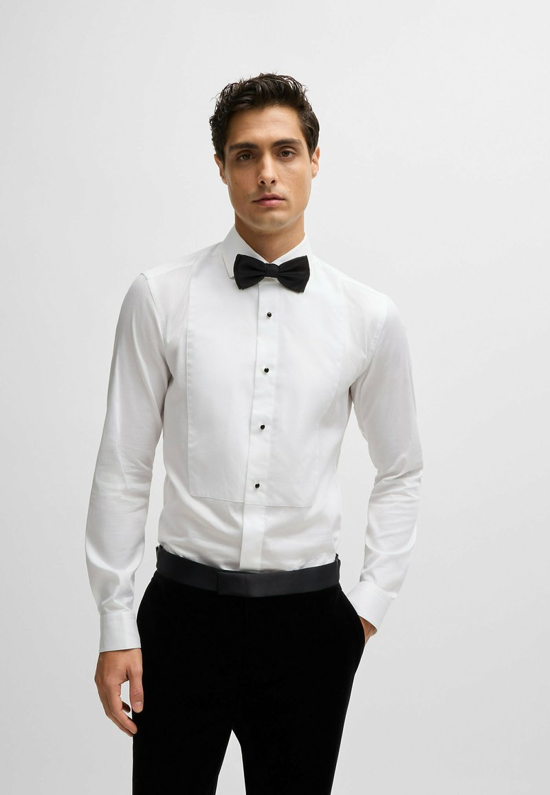 BOSS H-HANK BOWTIE - Dalykiniai marškiniai - white