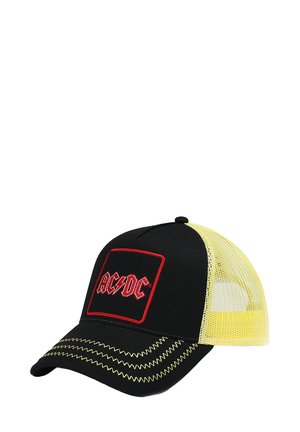 TRUCKER AC DC - Naģene - black/yellow