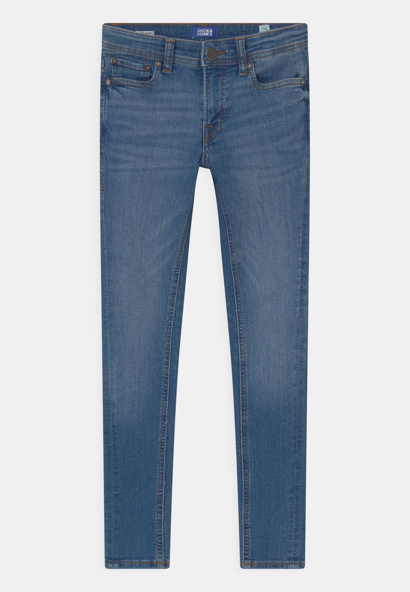 Kinder Jeggings | Jack & Jones Junior JJIDAN JJORIGINAL SUPER SKINNY Jeans Skinny Fit blue denim/blau - WB07401 Kinder Jeggings | Jack & Jones Junior JJIDAN JJORIGINAL SUPER SKINNY Jeans Skinny Fit blue denim/blau - WB07401