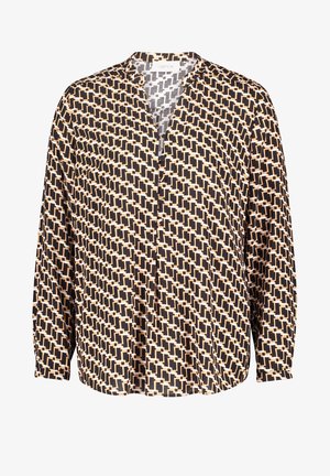 Blouse - schwarz/braun
