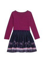 Danamade DFEE Kleid Navy - Tüllkleid Mit Regenbogen Pailletten