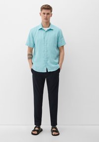 s.Oliver KURZARM AUS  - Hemd - pastelltürkis