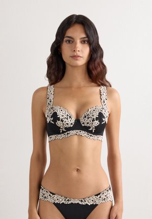 Intimissimi SOFIA IN PRETTY FLOWERS - Sujetador con aros - Black and Ivory