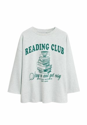 Next, LONG SLEEVE OVERSIZED GRAPHIC T-SHIRT - Langarmshirt - grey