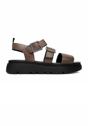 Lasocki, LASOCKI WOMEN'S SANDALS BROWN - Sandály na platformě - brown