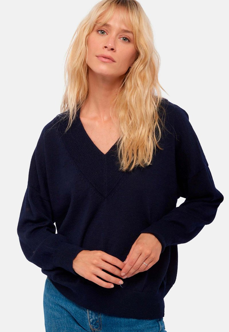 Mahogany VERSAILLES - Pullover - dress blue