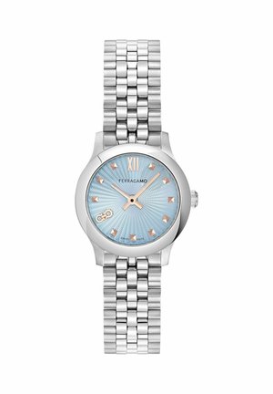 FERRAGAMO, FERRAGAMO DUO MINI - Часовник - silver tone and blue