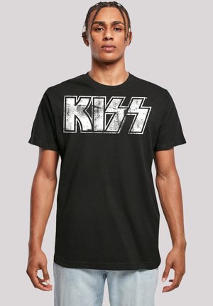 KISS ROCK BAND VINTAGE LOGO - T-Shirt print - schwarz