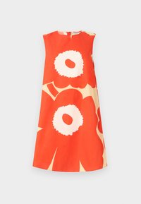 PALATSI UNIKKO - Denné šaty - red/brown/off white