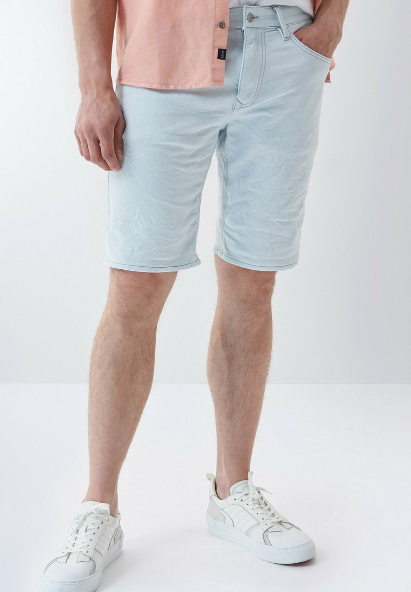 Herren Skinny Fit | Salsa Jeans Shorts Blue/blau - QD88040 Herren Skinny Fit | Salsa Jeans Shorts Blue/blau - QD88040