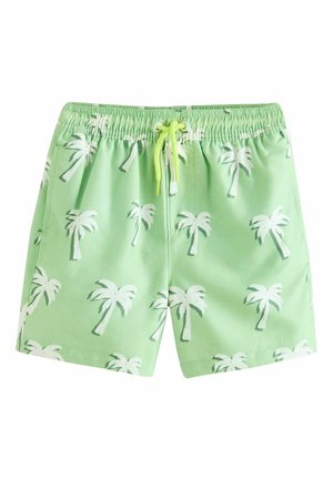 Next, REGULAR FIT - PRINTED SWIM SHORTS  . - Shorts da mare - green palm tree