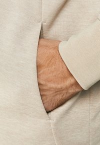 Jack & Jones JCOAIR HOOD - Felpa con zip - oxford tan melange
