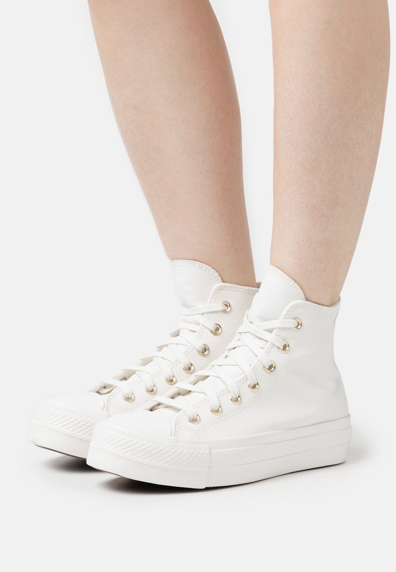 Converse - CHUCK TAYLOR ALL STAR LIFT - Sneaker high - vintage white/egret/gold, Vergrößern